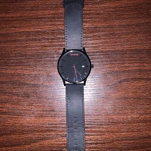 MVMT Classic Black Leather Watch